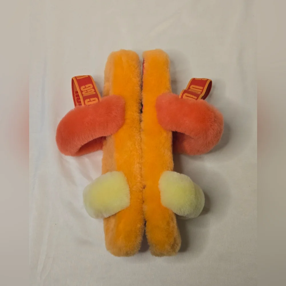UGG Girl's Oh Yeah Slingback Slipper 1115752K Youth Size 6 Orange Yellow